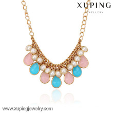 42547-Xuping Gold Necklace conçoit des bijoux de mode Ventes chaudes